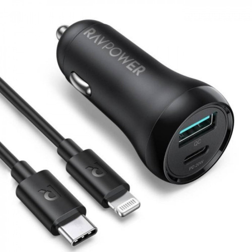 Car Charger with Two Output PD/USB Car Charger with Two Output PD/USB